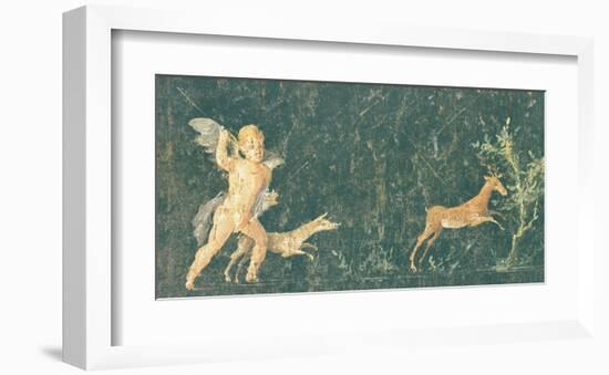 Pompeian Art - Putto Cocciatore-null-Framed Premium Giclee Print