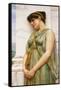 Pompeian Girl-John William Godward-Framed Stretched Canvas