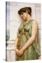 Pompeian Girl-John William Godward-Stretched Canvas
