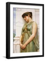 Pompeian Girl-John William Godward-Framed Giclee Print