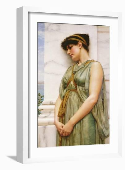 Pompeian Girl-John William Godward-Framed Giclee Print