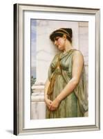 Pompeian Girl-John William Godward-Framed Giclee Print