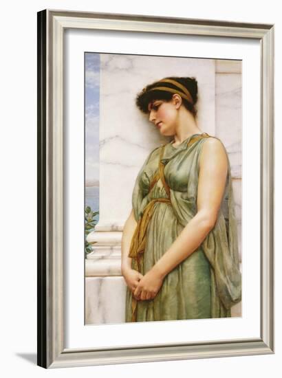 Pompeian Girl-John William Godward-Framed Giclee Print