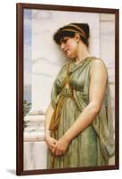 Pompeian Girl-John William Godward-Framed Giclee Print