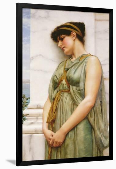 Pompeian Girl-John William Godward-Framed Giclee Print