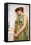 Pompeian Girl-John William Godward-Framed Stretched Canvas