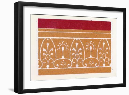 Pompeian Ornament-null-Framed Giclee Print