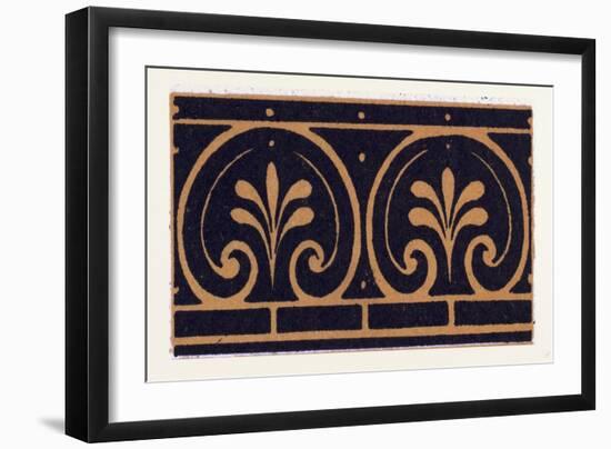 Pompeian Ornament-null-Framed Giclee Print