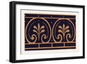 Pompeian Ornament-null-Framed Giclee Print