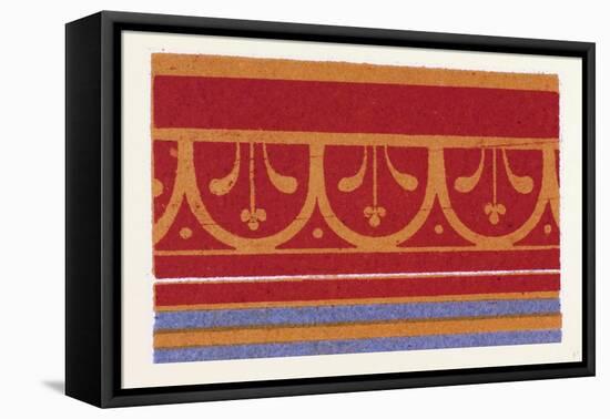 Pompeian Ornament-null-Framed Stretched Canvas