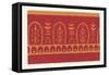 Pompeian Ornament-null-Framed Stretched Canvas