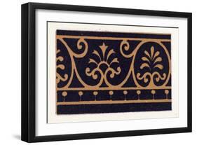 Pompeian Ornament-null-Framed Giclee Print