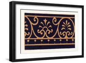 Pompeian Ornament-null-Framed Giclee Print