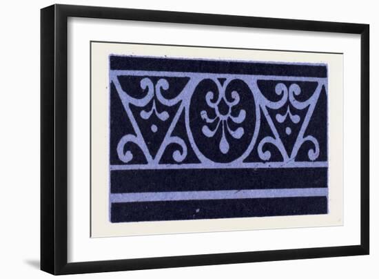 Pompeian Ornament-null-Framed Giclee Print