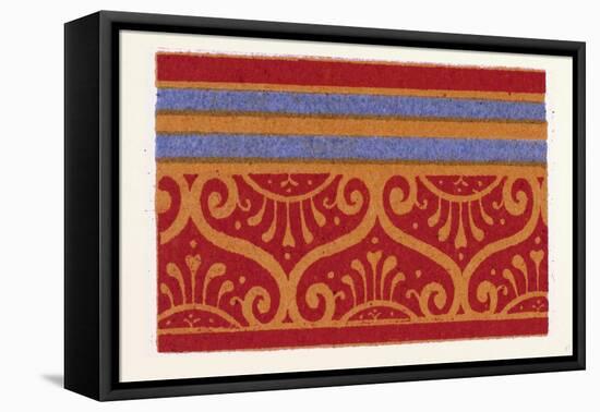 Pompeian Ornament-null-Framed Stretched Canvas