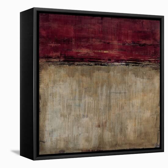 Pompeian Red-Liz Jardine-Framed Stretched Canvas
