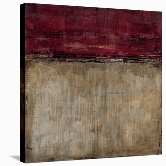 Pompeian Red-Liz Jardine-Stretched Canvas