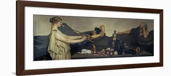 Pompeian Scene or the Siesta-Lawrence Alma-Tadema-Framed Giclee Print