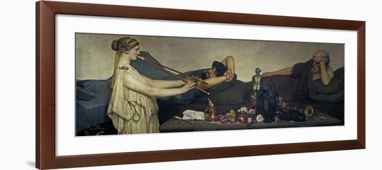 Pompeian Scene or the Siesta-Lawrence Alma-Tadema-Framed Giclee Print