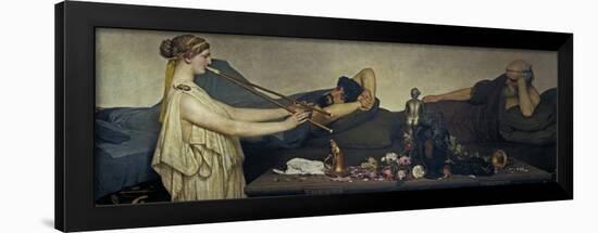 Pompeian Scene or the Siesta-Lawrence Alma-Tadema-Framed Giclee Print