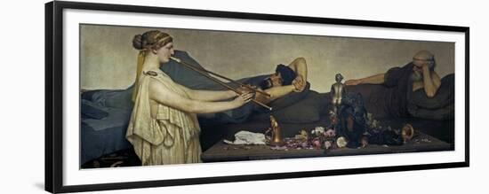 Pompeian Scene or the Siesta-Lawrence Alma-Tadema-Framed Premium Giclee Print