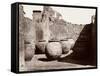 Pompeii, C.1888 (B/W Photo)-Giorgio Sommer-Framed Stretched Canvas