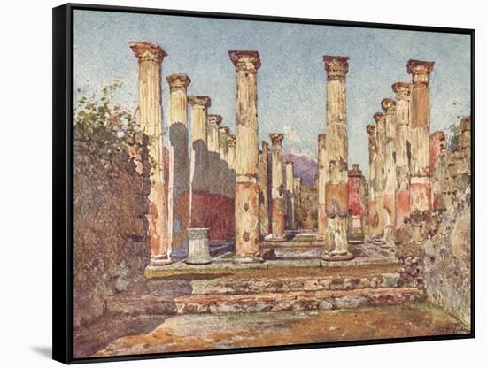 Pompeii:Casa Di Ariadne-Alberto Pisa-Framed Stretched Canvas