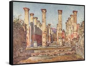 Pompeii:Casa Di Ariadne-Alberto Pisa-Framed Stretched Canvas