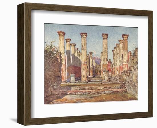 Pompeii:Casa Di Ariadne-Alberto Pisa-Framed Art Print