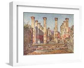 Pompeii:Casa Di Ariadne-Alberto Pisa-Framed Art Print