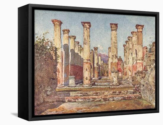 Pompeii:Casa Di Ariadne-Alberto Pisa-Framed Stretched Canvas