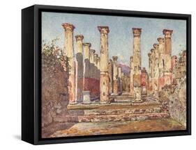 Pompeii:Casa Di Ariadne-Alberto Pisa-Framed Stretched Canvas