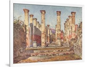 Pompeii:Casa Di Ariadne-Alberto Pisa-Framed Art Print