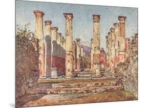 Pompeii:Casa Di Ariadne-Alberto Pisa-Mounted Art Print