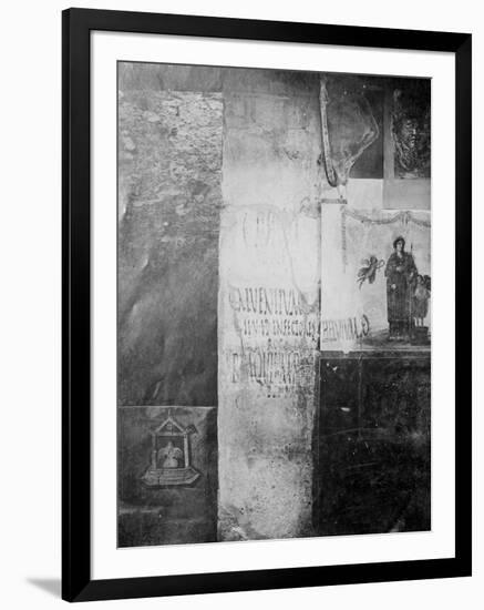 Pompeii Election Poster-null-Framed Photographic Print