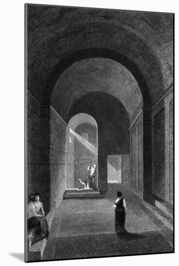 Pompeii Frigidarium-J.b. Allen-Mounted Art Print