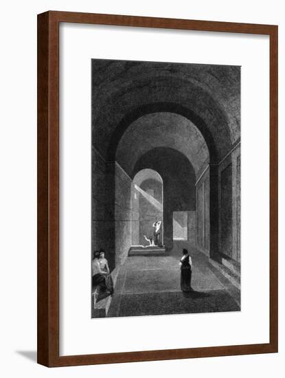 Pompeii Frigidarium-J.b. Allen-Framed Art Print