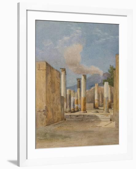 Pompeii: ‘House of Pansa’, Via Delle Terme, 1843/44-Arthur Glennie-Framed Giclee Print