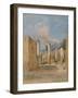 Pompeii: ‘House of Pansa’, Via Delle Terme, 1843/44-Arthur Glennie-Framed Giclee Print