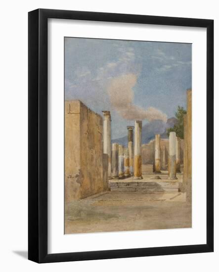 Pompeii: ‘House of Pansa’, Via Delle Terme, 1843/44-Arthur Glennie-Framed Giclee Print