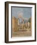 Pompeii: ‘House of Pansa’, Via Delle Terme, 1843/44-Arthur Glennie-Framed Giclee Print