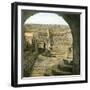 Pompeii (Italy), Inside of the Theatre of the Odeon, Circa 1865-Leon, Levy et Fils-Framed Photographic Print