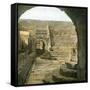 Pompeii (Italy), Inside of the Theatre of the Odeon, Circa 1865-Leon, Levy et Fils-Framed Stretched Canvas