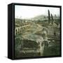 Pompeii (Italy), Street of Graves-Leon, Levy et Fils-Framed Stretched Canvas