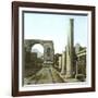 Pompeii (Italy), the Arch of Triumph and the Forum Road, Circa 1890-1895-Leon, Levy et Fils-Framed Photographic Print