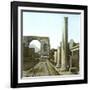 Pompeii (Italy), the Arch of Triumph and the Forum Road, Circa 1890-1895-Leon, Levy et Fils-Framed Photographic Print