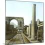 Pompeii (Italy), the Arch of Triumph and the Forum Road, Circa 1890-1895-Leon, Levy et Fils-Mounted Photographic Print