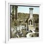 Pompeii (Italy), the House of Marcus Lucrecius, Circa 1890-1895-Leon, Levy et Fils-Framed Photographic Print