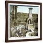 Pompeii (Italy), the House of Marcus Lucrecius, Circa 1890-1895-Leon, Levy et Fils-Framed Photographic Print