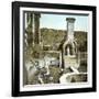 Pompeii (Italy), the House of Marcus Lucrecius, Circa 1890-1895-Leon, Levy et Fils-Framed Photographic Print